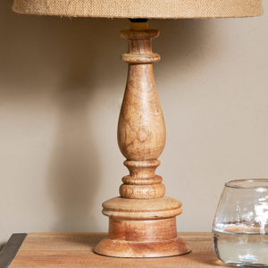 Nkuku Usha Mango Wood Lamp